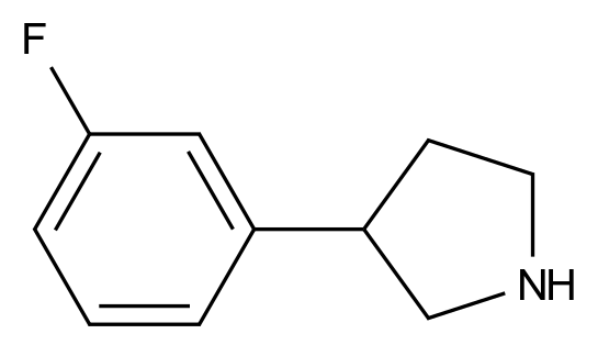 [125067-75-6]3-(3-fluorophenyl)pyrrolidine