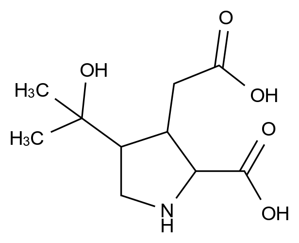 [125292-93-5][(3S)-2t-carboxy-4c-(α-hydroxy-isopropyl)-pyrrolidin-3r-yl]-acetic acid