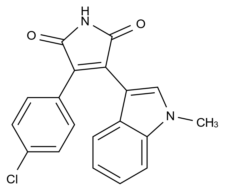 [125313-99-7]3-(4-chlorophenyl)-4-(1-methylindol-3-yl)pyrrole-2,5-dione