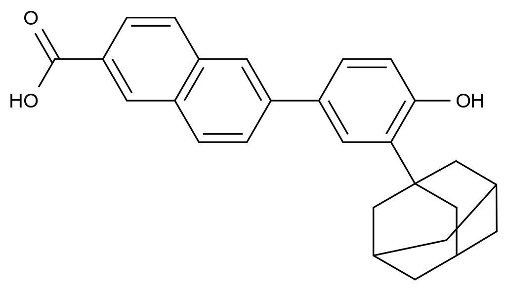 [125316-60-1]6-[3-(1-adamantyl)-4-hydroxyphenyl]naphthalene-2-carboxylic acid