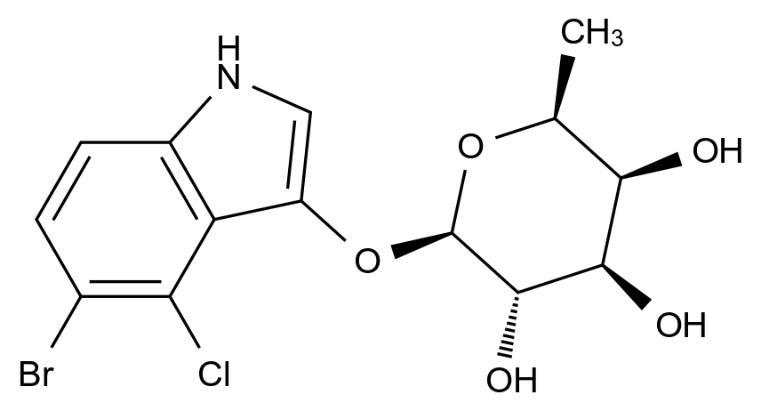 [125328-84-9](2R,3S,4R,5S,6S)-2-[(5-bromo-4-chloro-1H-indol-3-yl)oxy]-6-methyloxane-3,4,5-triol