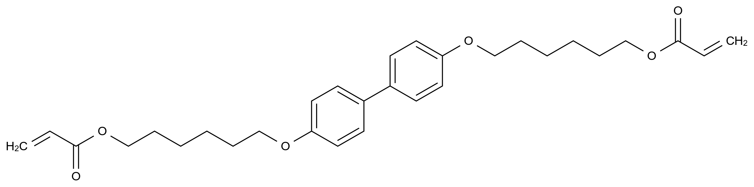 [125337-31-7]6-[4-[4-(6-prop-2-enoyloxyhexoxy)phenyl]phenoxy]hexyl prop-2-enoate