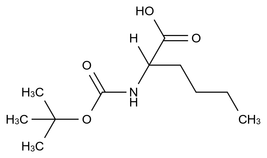 [125342-48-5]2(S)-(tert-Butoxycarbonylamino)hexanoic acid