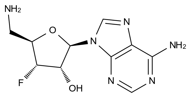 [125362-06-3](2R,3S,4S,5R)-5-(aminomethyl)-2-(6-aminopurin-9-yl)-4-fluorooxolan-3-ol