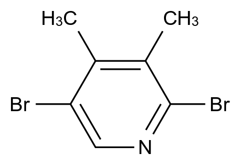 [125419-92-3]2,5-dibromo-3,4-dimethylpyridine