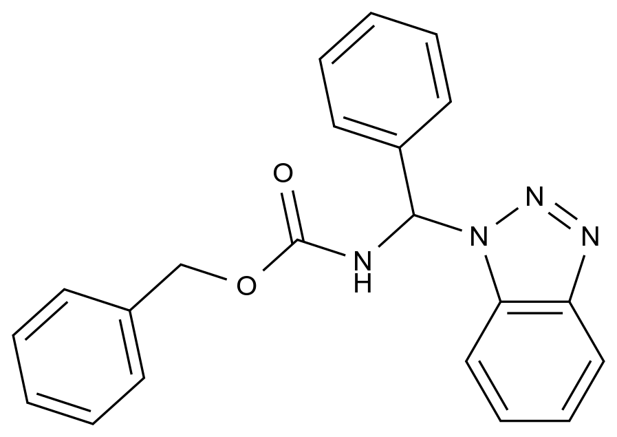 [125453-15-8]Benzyl N-[1H-1,2,3-benzotriazol-1-yl(phenyl)methyl]carbamate