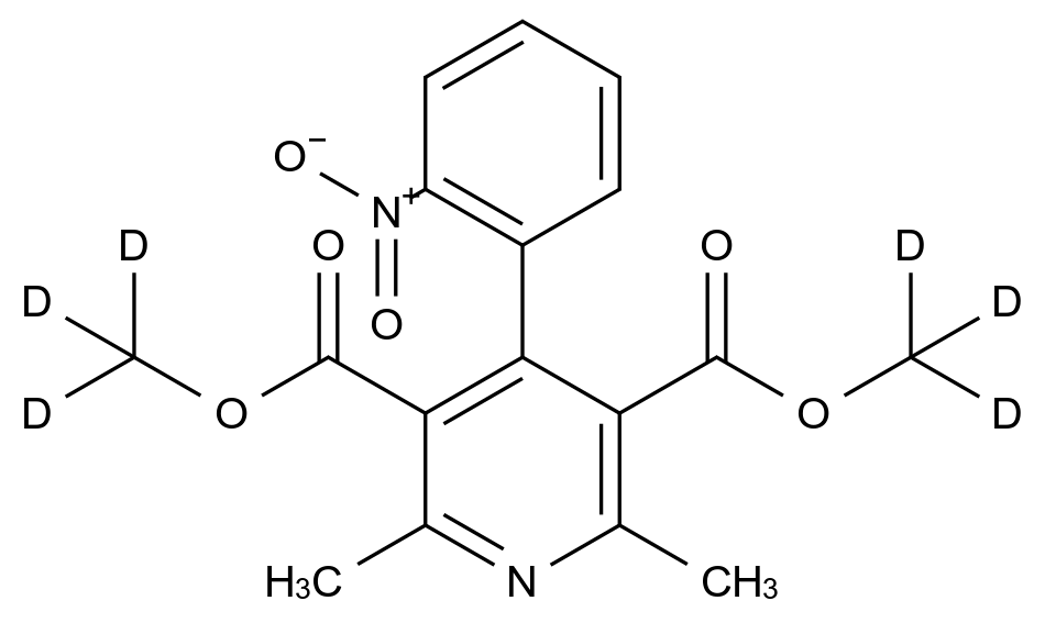 [125464-52-0]bis(trideuteriomethyl) 2,6-dimethyl-4-(2-nitrophenyl)pyridine-3,5-dicarboxylate