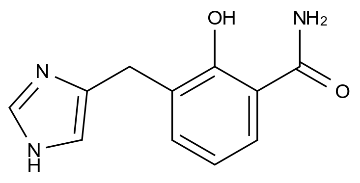 [125472-02-8]2-hydroxy-3-(1H-imidazol-5-ylmethyl)benzamide