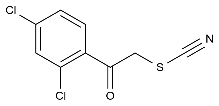 [125488-14-4][2-(2,4-dichlorophenyl)-2-oxoethyl] thiocyanate