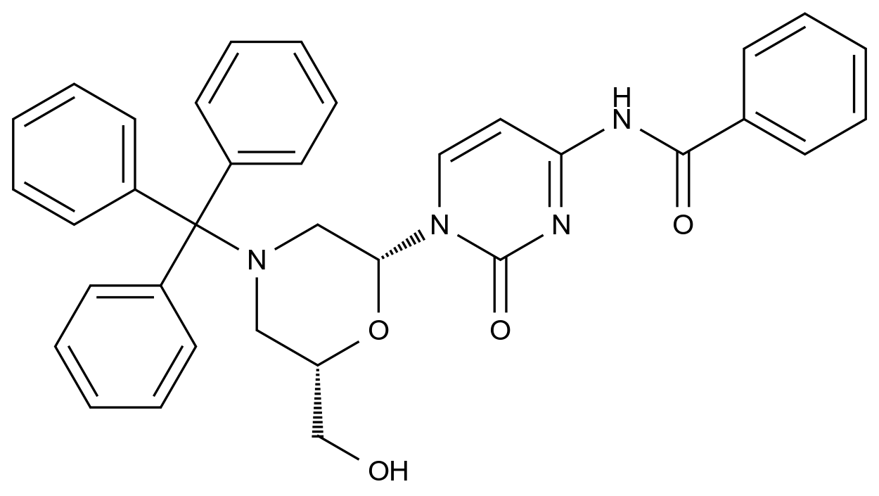 [125515-31-3]N-{1-[(2R,6S)-6-(Hydroxymethyl)-4-trityl-2-morpholinyl]-2-oxo-1,2-dihydro-4-pyrimidinyl