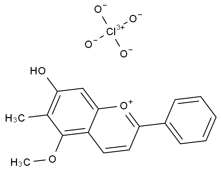 [125536-25-6]methane,5-methoxy-6-methyl-2-phenylchromenylium-7-ol