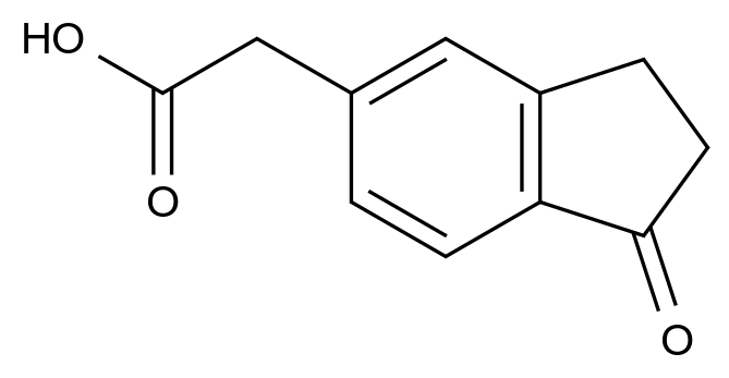 [125564-43-4]2-(1-oxo-2,3-dihydroinden-5-yl)acetic acid