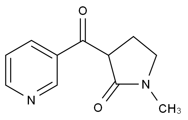 [125630-28-6]1-methyl-3-(pyridine-3-carbonyl)pyrrolidin-2-one