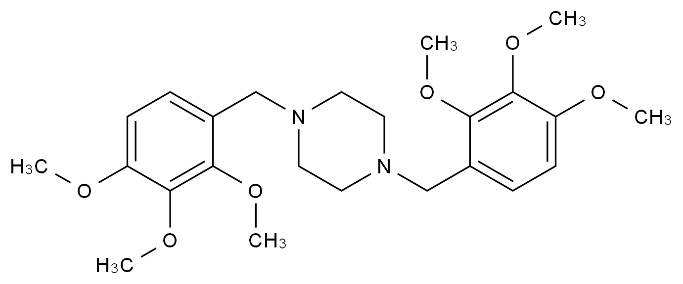 [1257-19-8]1,4-bis[(2,3,4-trimethoxyphenyl)methyl]piperazine