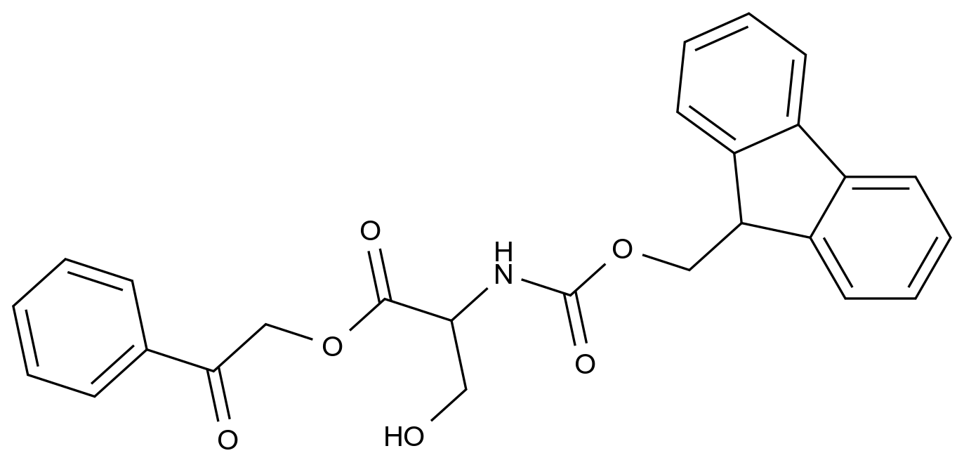 [125760-26-1]N-(9-Fluorenylmethoxycarbonyl)-L-serine Phenacyl Ester