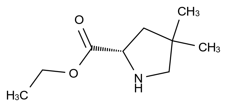 [125781-45-5]ethyl 4,4-dimethylpyrrolidine-2-carboxylate