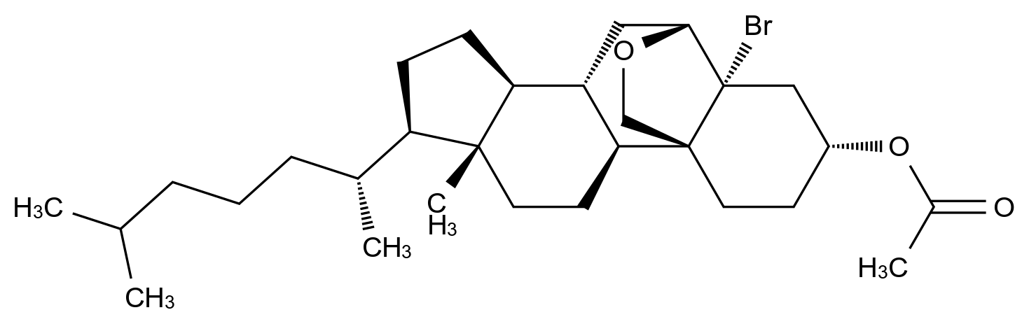 [1258-07-7]6β,19-epoxy-5-bromo-5α-cholestane-3β-ol 3-acetate