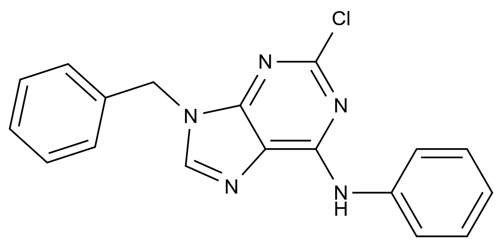 [125802-43-9]9-benzyl-2-chloro-N-phenylpurin-6-amine